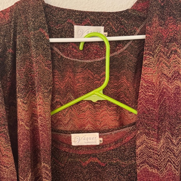 Vintage Vaquer Queensland Top and Cardigan Set - Picture 2 of 9